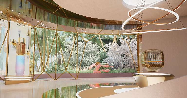 Immersive cosmetic shopping