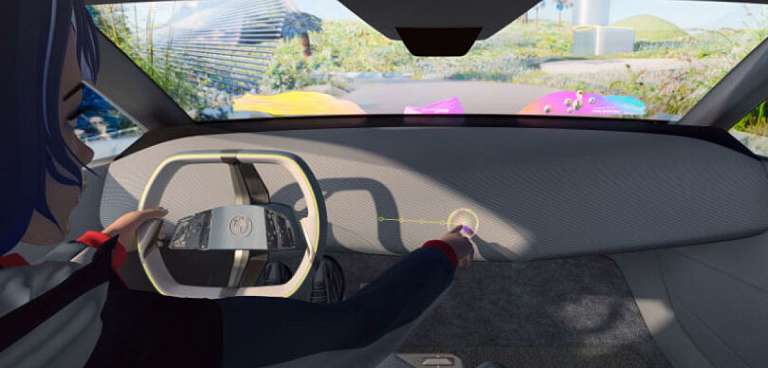 BMW I VISION DEE Cockpit Headup Display by Journee