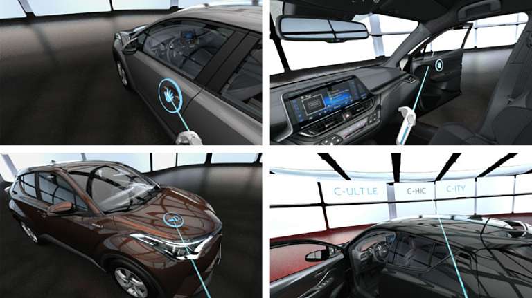 VR application examples - Toyota