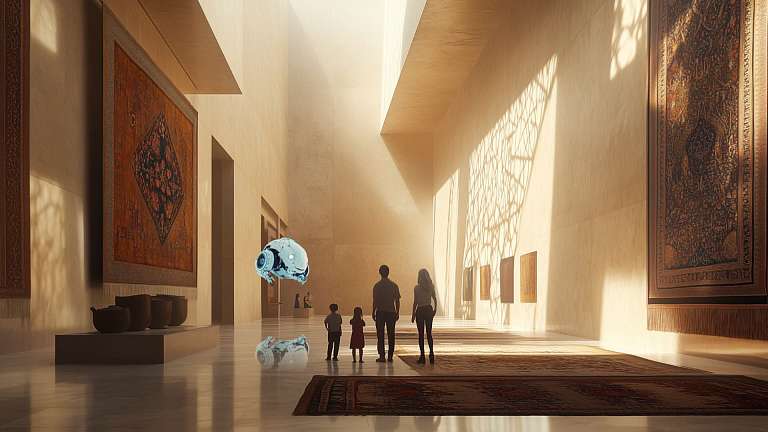 Online tour and destination exploration with virtual guide