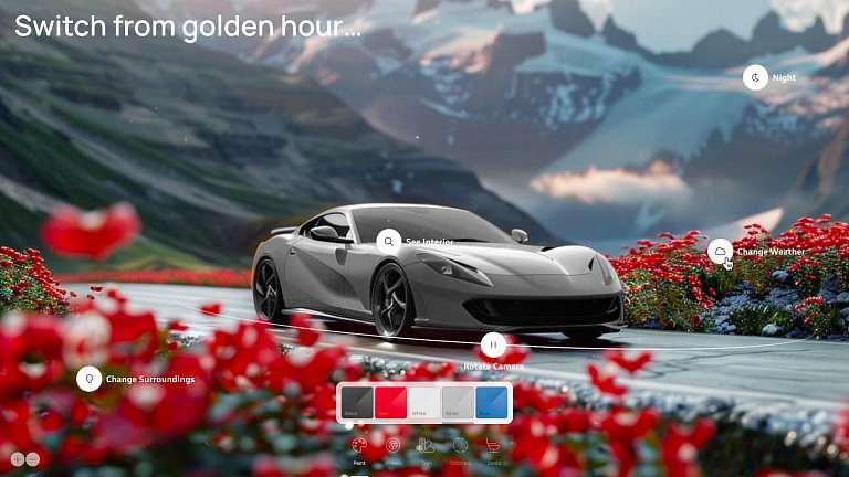 AIM- change car surroundings with a click